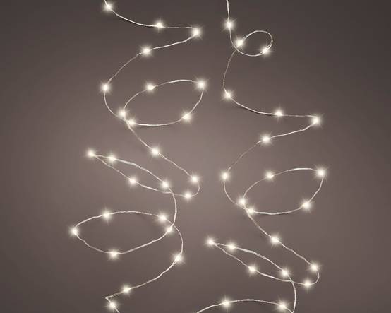 Micro LED Guirlande lumineuse clignotante L.895 cm - 180L B chaud - Image 3