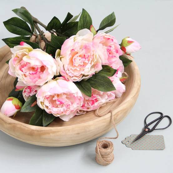 Mica Decorations - Bouquet de pivoines artificielles - MICA DECORATIONS - Image 3