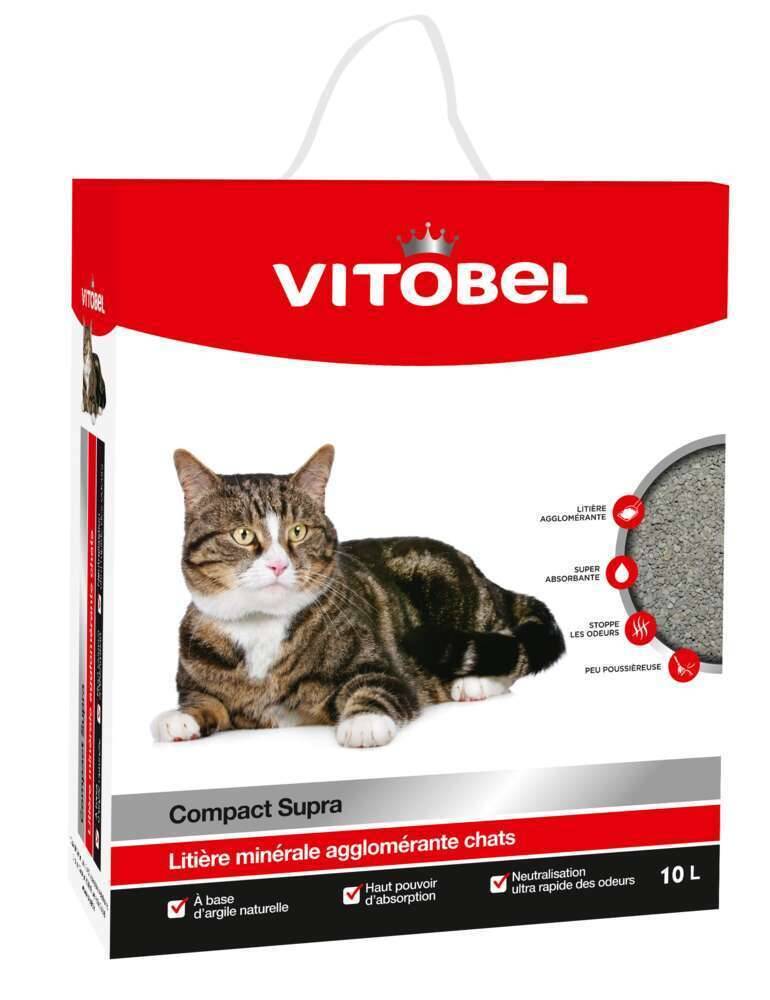 Vitakraft - Litière minérale pour chat 10L Compact Supra - VITAKRAFT - Image 2