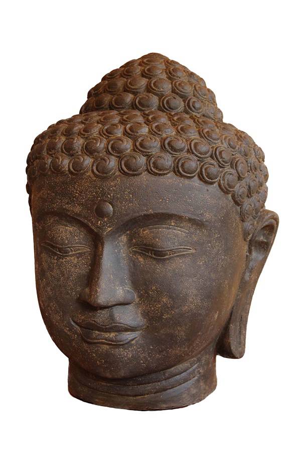 Décoriale - Estatua cabeza de Buda L.35 x l.32 x H.50 cm - Imagen 1