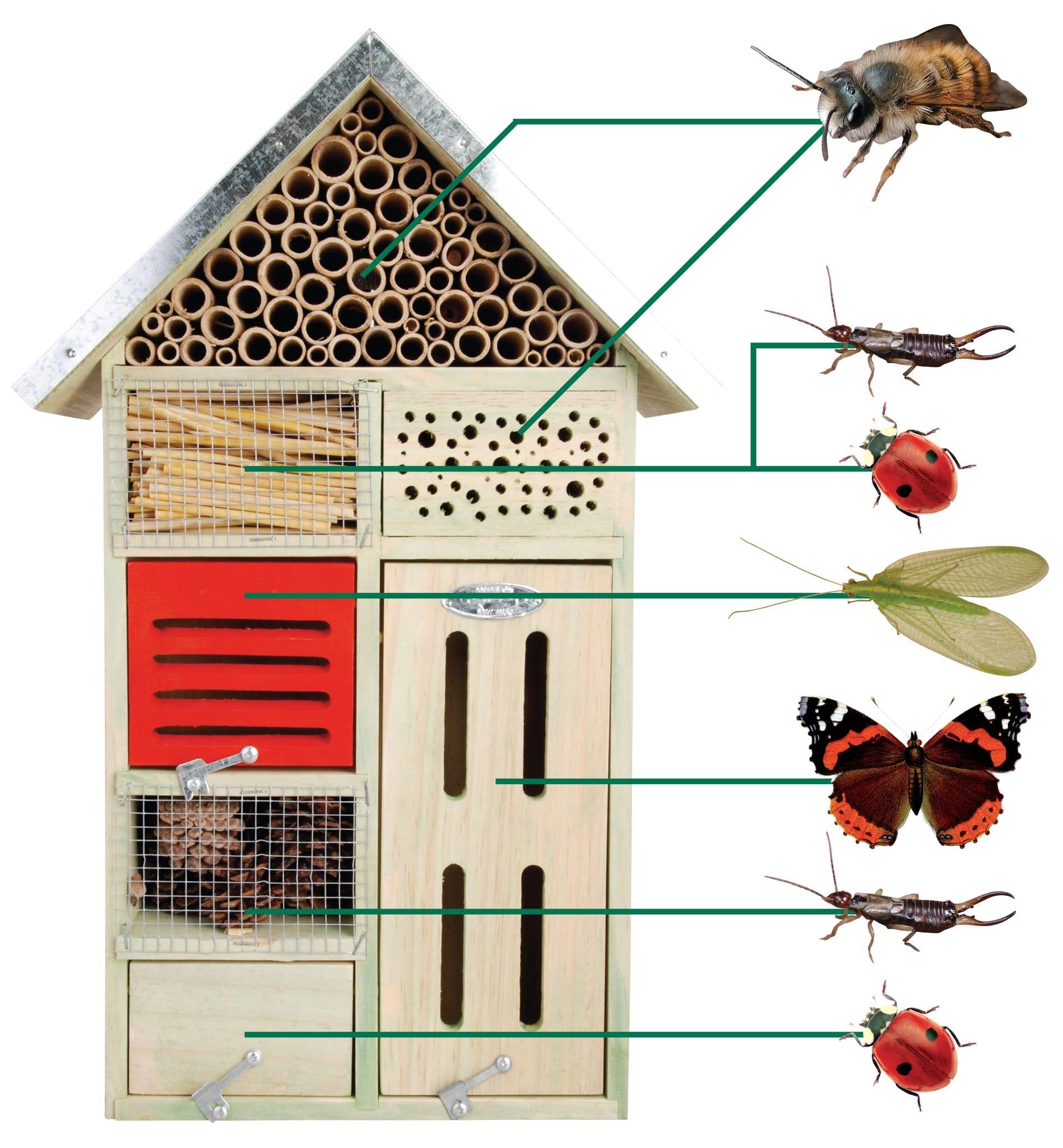 Hôtel à Insectes Grand Modèle - Image 2