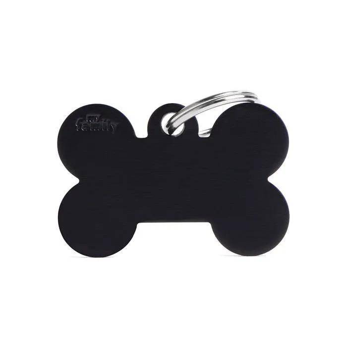 Médaille pour chien en aluminium coloré Grand os L.5 cm H.5 cm P.5 cm - Myfamily - Imagen 4