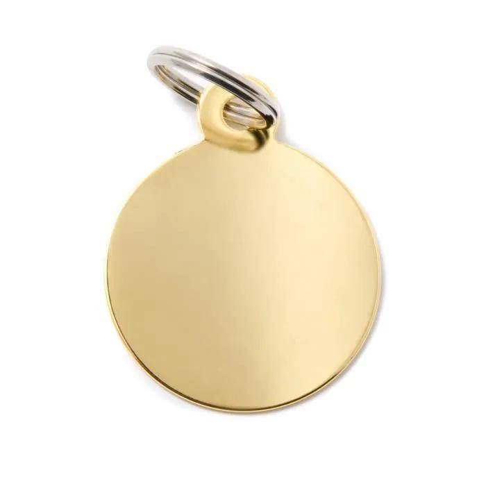 Médaille collection chrome couleur or - Myfamily