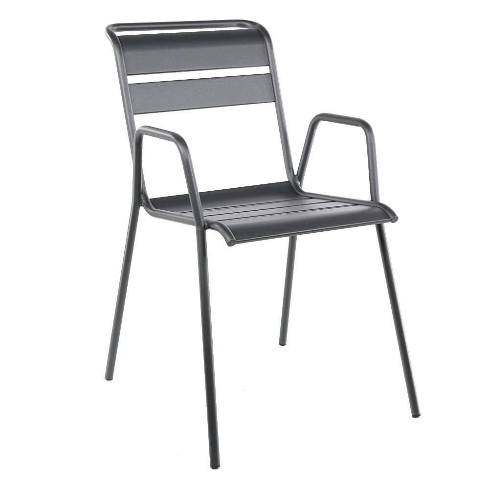 Fermob - Fauteuil de jardin acier carbone bridge Monceau Fermob