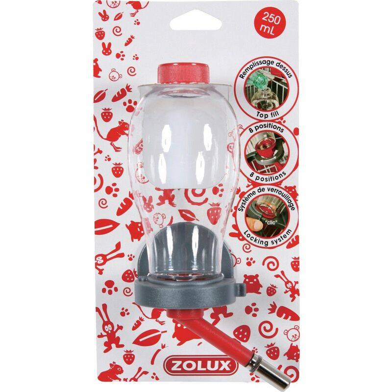 Zolux - Biberon pour Rongeur Plastique Cerise 250 ml – ZOLUX - Image 4