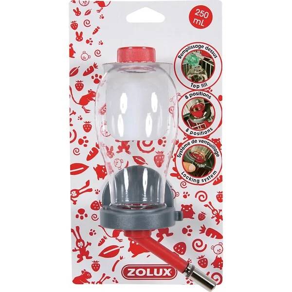 Zolux - Biberon pour Rongeur Plastique Cerise 250 ml – ZOLUX - Image 2