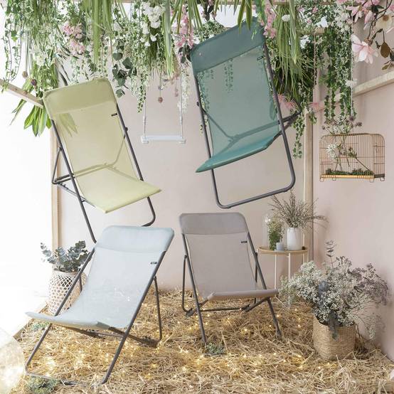 Lafuma-Mobilier - Maxi Transat de jardin acier batyline graphite Lafuma Mobilier - Image 4