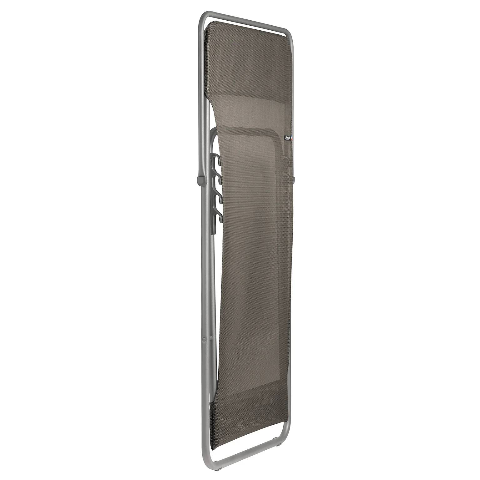 Lafuma-Mobilier - Maxi Transat de jardin acier batyline graphite Lafuma Mobilier - Image 6