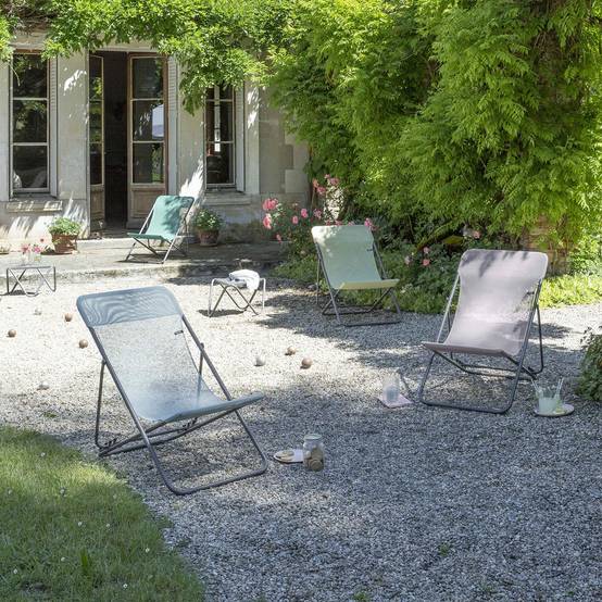 Lafuma-Mobilier - Maxi Transat de jardin acier batyline graphite Lafuma Mobilier - Image 5