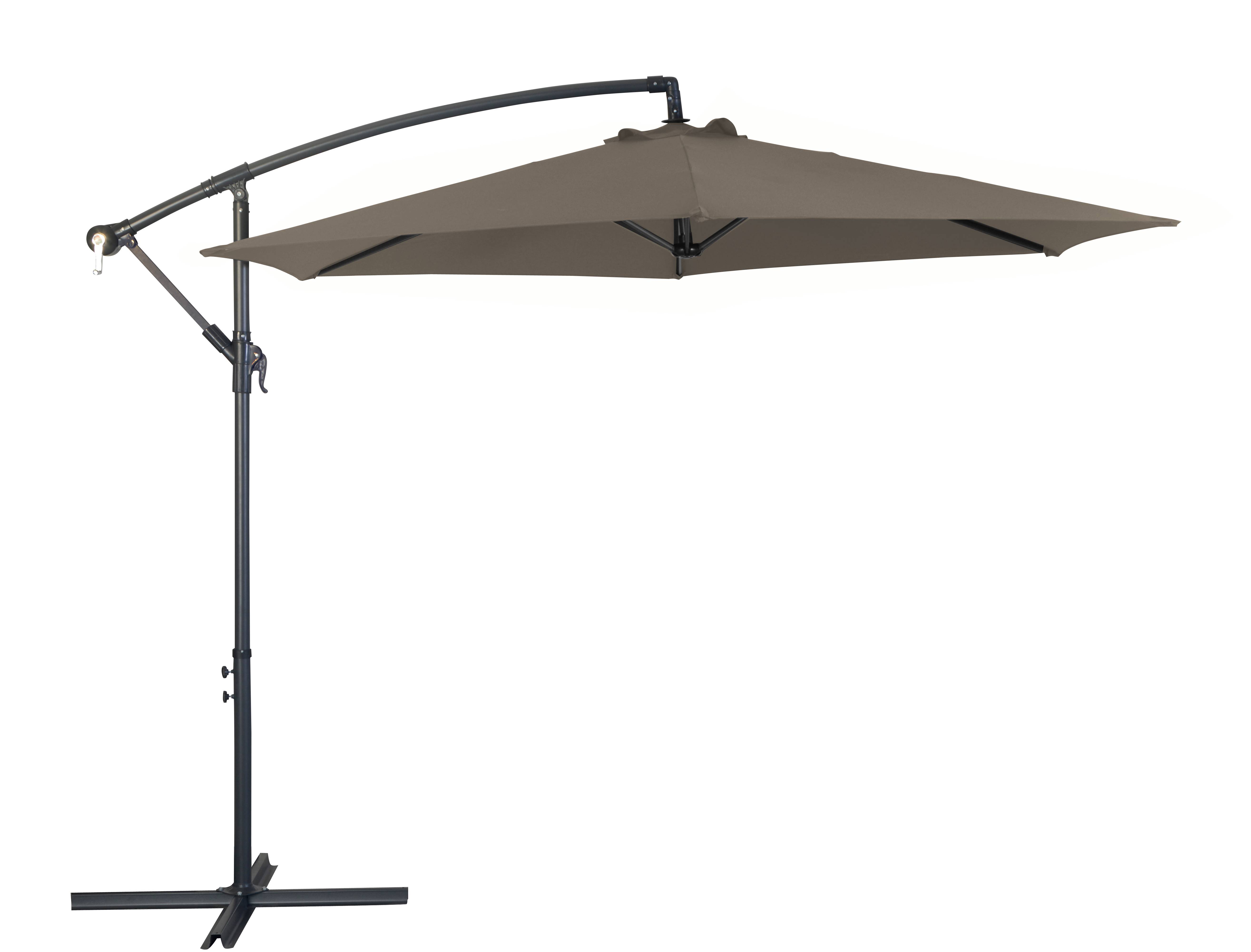 Pro Loisirs - Parasol déporté rond PROLOISIRS