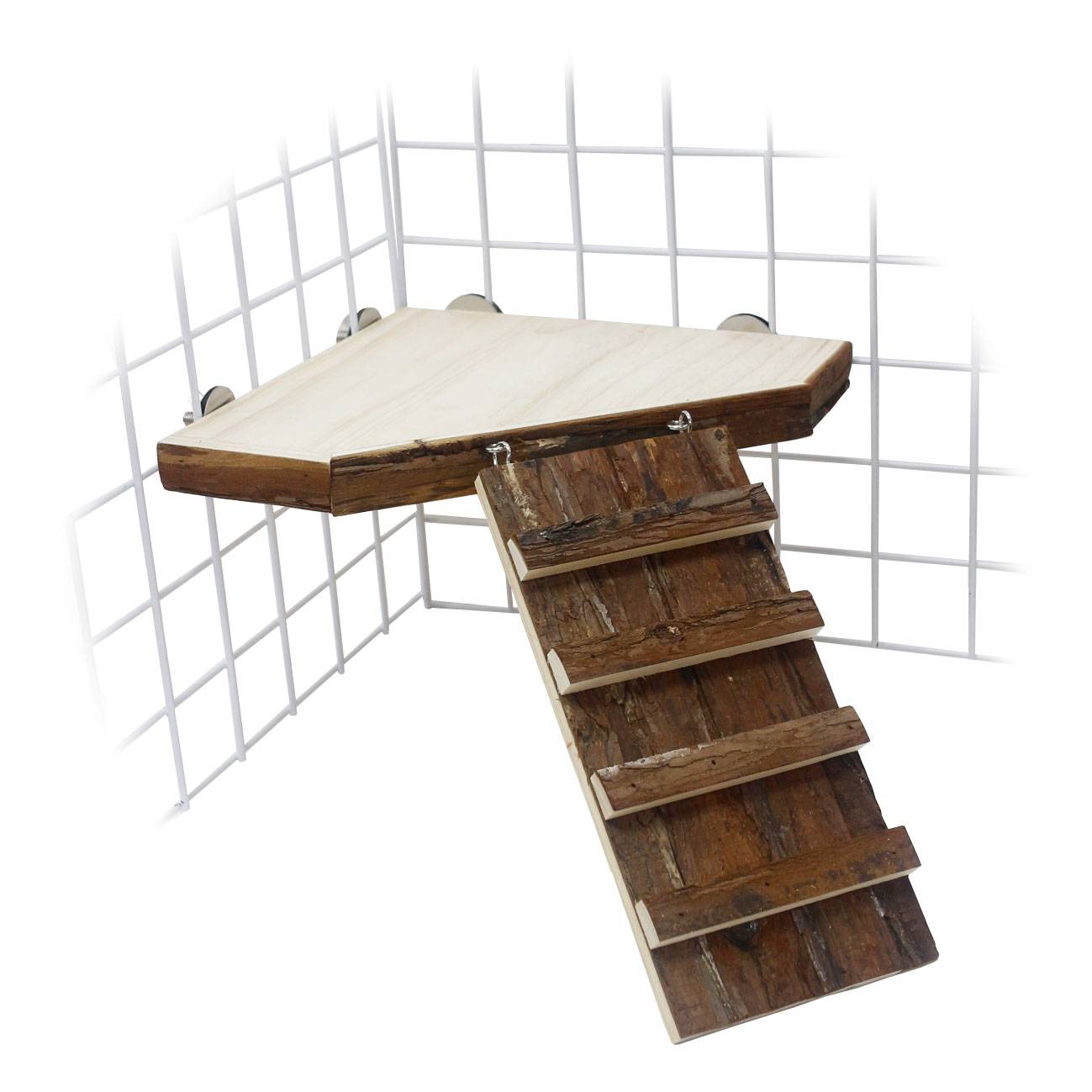 Rongis - Plateforme angle bois rampe - RONGIS