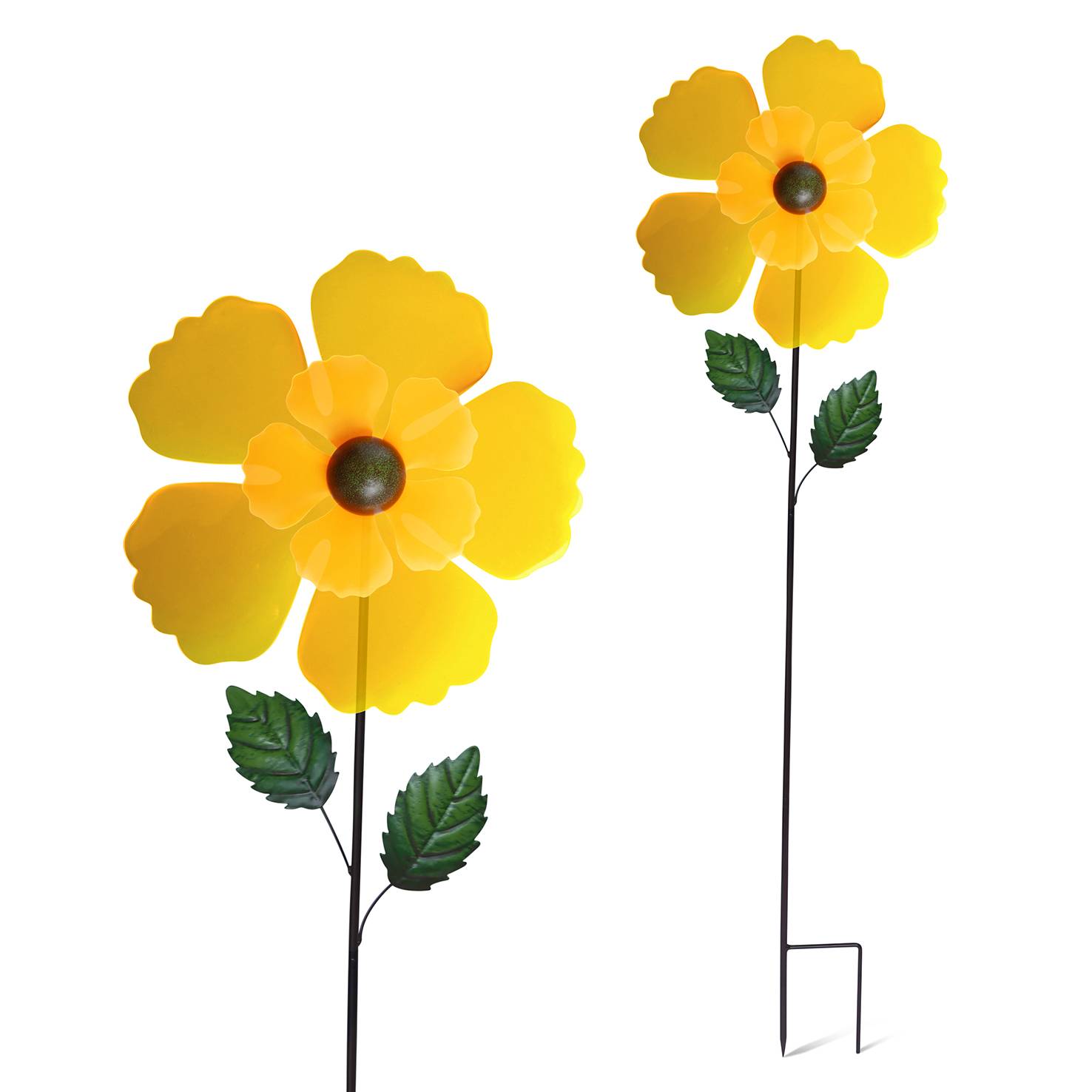 Garden ID - Garden ID - Fleur décorative tige métal L.5 x l.30 x H.104 cm - Imagen 2
