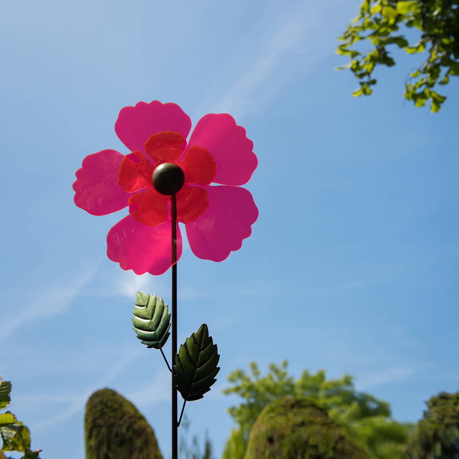 Garden ID - Garden ID - Fleur décorative tige métal L.5 x l.30 x H.104 cm - Imagen 6
