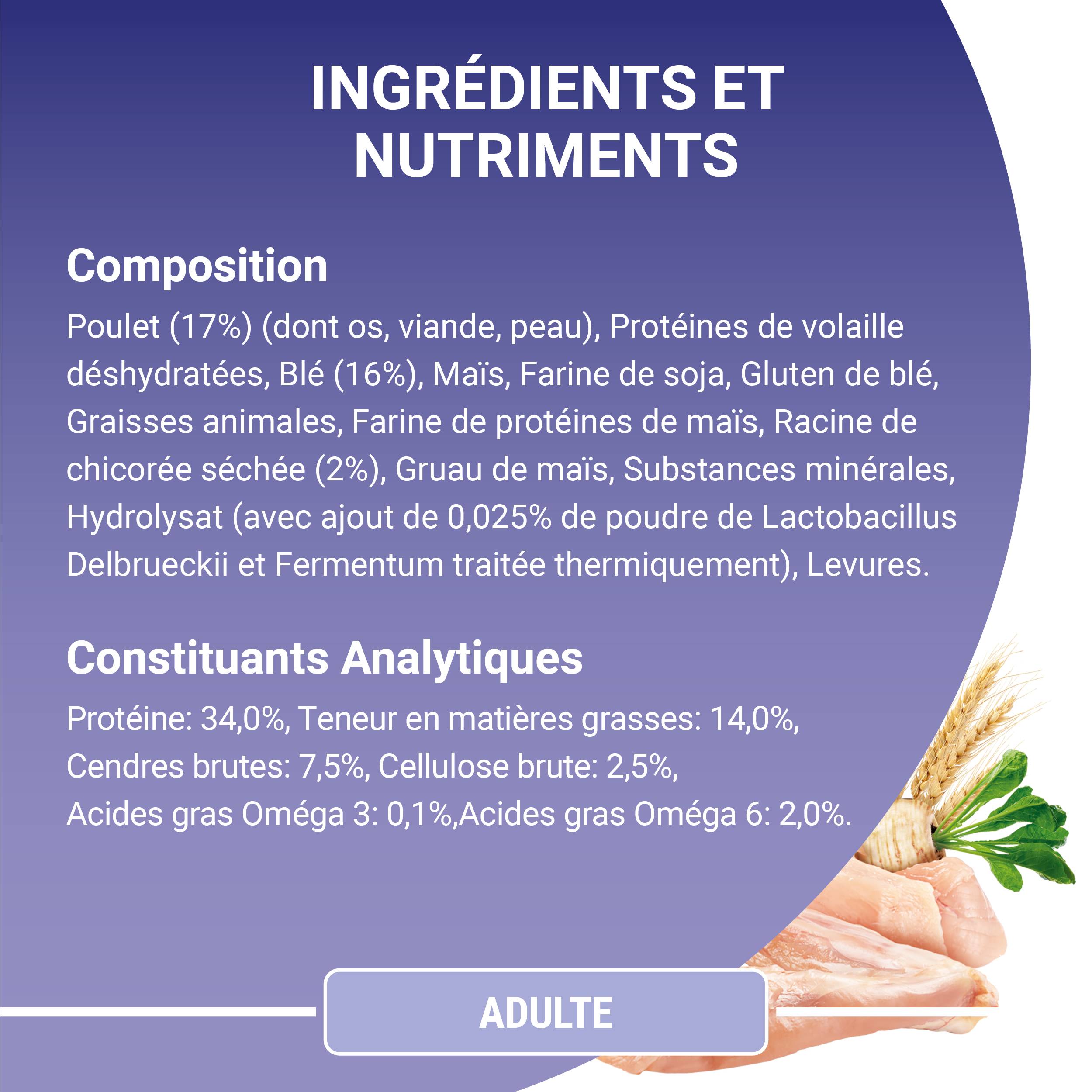Purina One - Croquettes chat Adulte Poulet 3 kg - PURINA ONE - Imagen 7