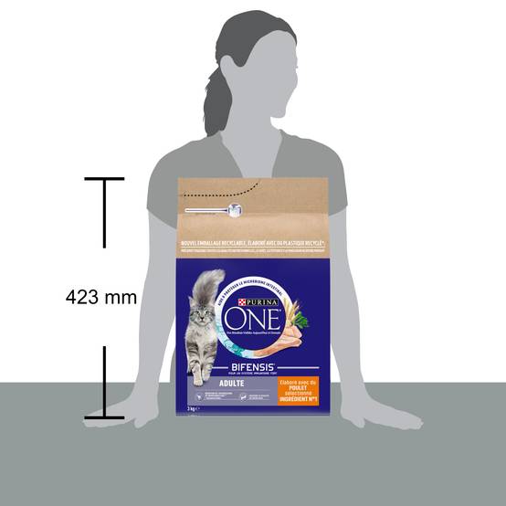 Purina One - Croquettes chat Adulte Poulet 3 kg - PURINA ONE - Image 8