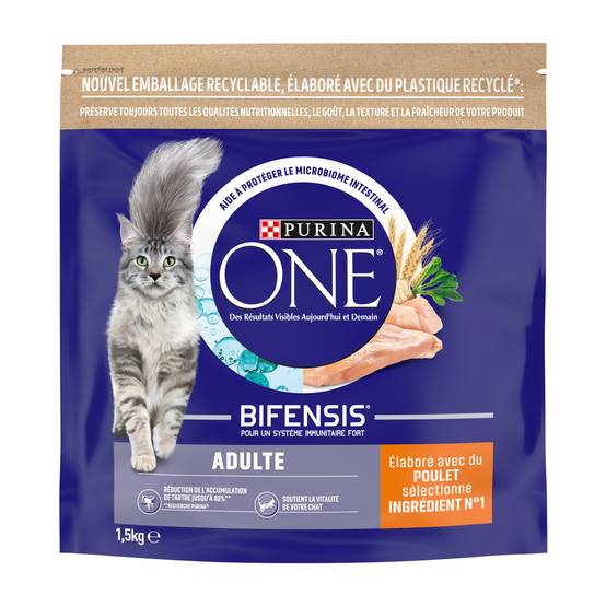 Purina One - Croquettes chat Adulte Poulet 3 kg - PURINA ONE - Image 9