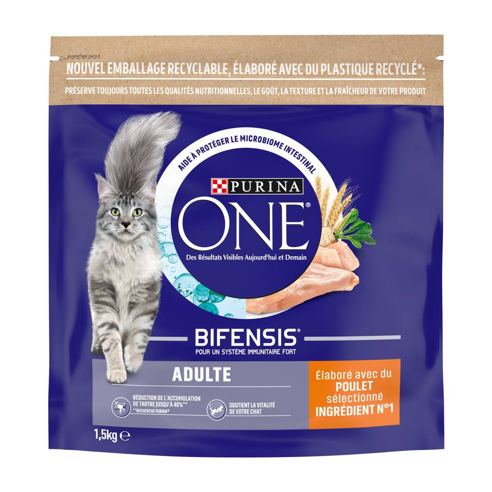 Purina One - Croquettes chat Adulte Poulet 3 kg - PURINA ONE - Imagen 9