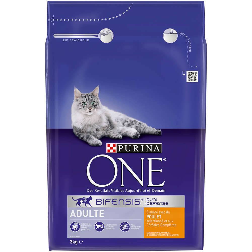 Purina One - Croquettes chat Adulte Poulet 3 kg - PURINA ONE - Imagen 10