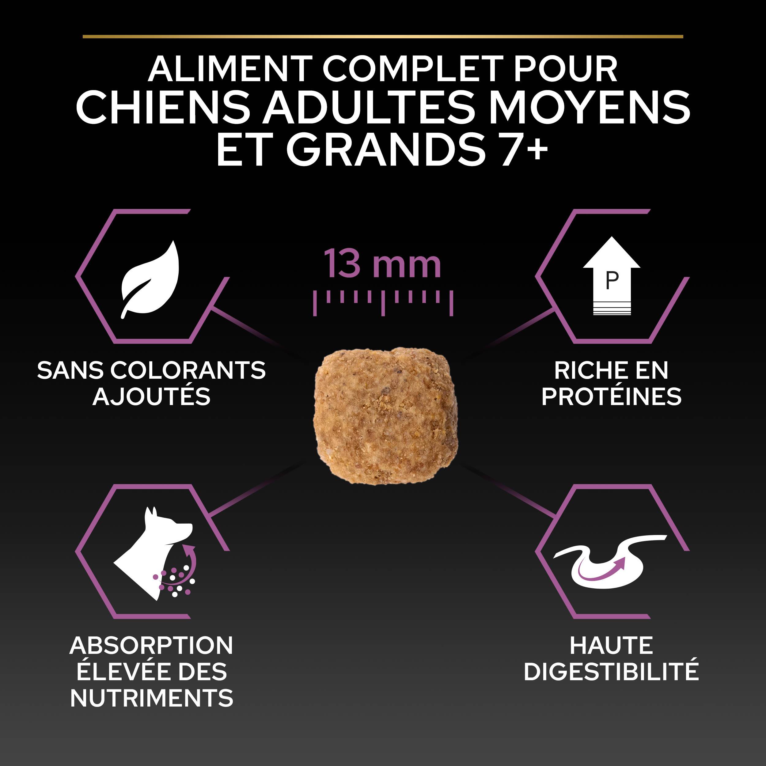 Purina Pro Plan - Croquettes chien Adulte 7+ Medium Poulet 3 kg - PRO PLAN - Image 4