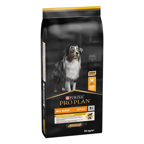 Purina Pro Plan - Croquettes chien Adulte Light Stérilisé Poulet 14 kg - PRO PLAN - Image 1