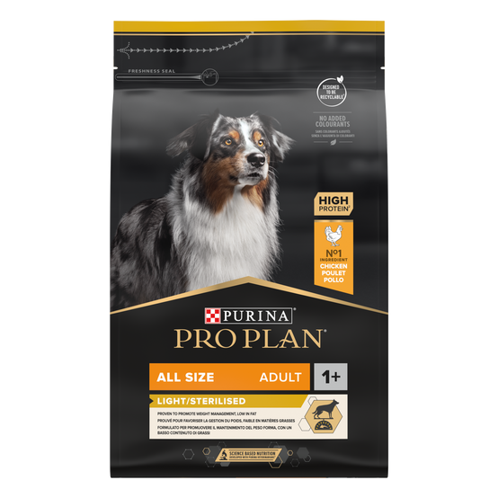 Purina Pro Plan - Croquettes chien Adulte Light Stérilisé Poulet 3 kg - PRO PLAN - Image 11
