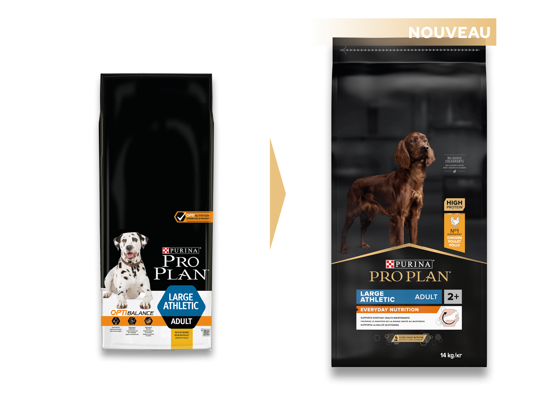Purina Pro Plan - Croquettes Chien Large Athletique poulet 14 kg - PRO PLAN - Imagen 12