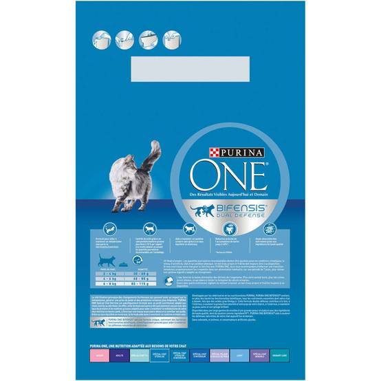 Purina One - Croquettes chat Adulte Stérilisé Saumon et Blé 3 kg - PURINA ONE - Image 11