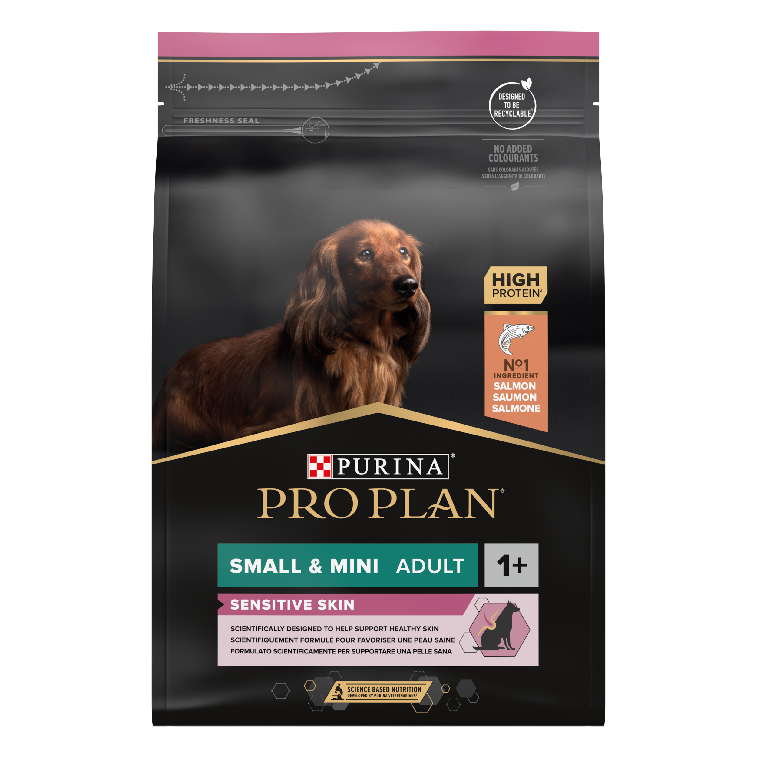 Purina Pro Plan - Croquettes chien Adulte Peau Sensible Saumon 3 kg - PRO PLAN - Image 1
