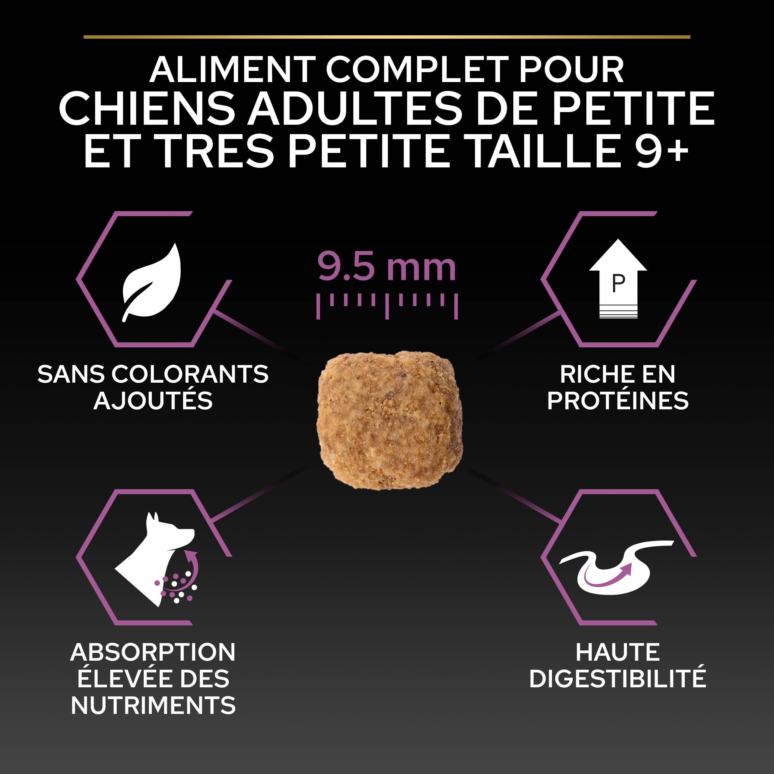 Purina Pro Plan - Croquettes petit chien Adulte 9+ Poulet 3KG - PRO PLAN - Image 2