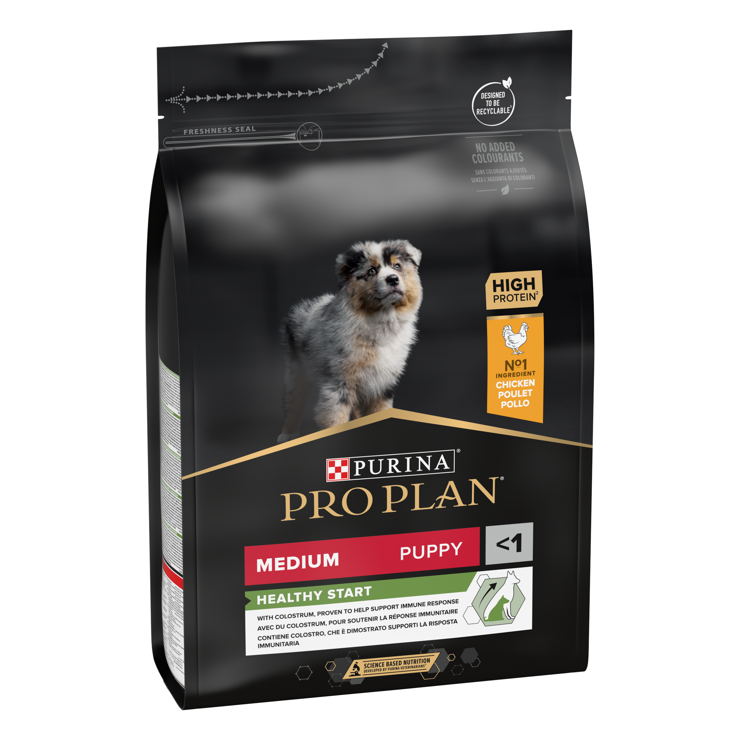 Purina Pro Plan - Croquettes chiot Medium Optistart Poulet 3 kg - PRO PLAN - Image 1