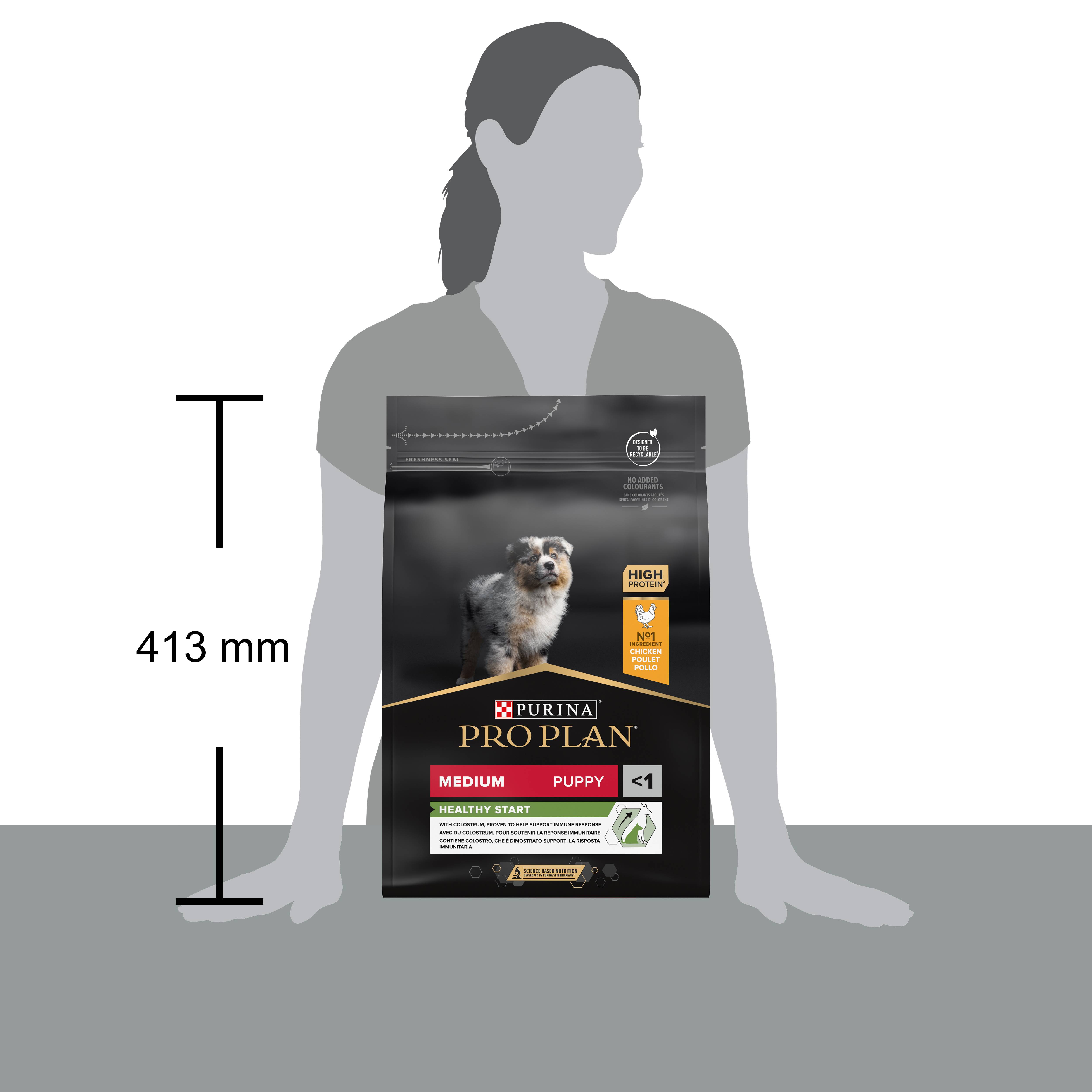 Purina Pro Plan - Croquettes chiot Medium Optistart Poulet 3 kg - PRO PLAN - Image 8