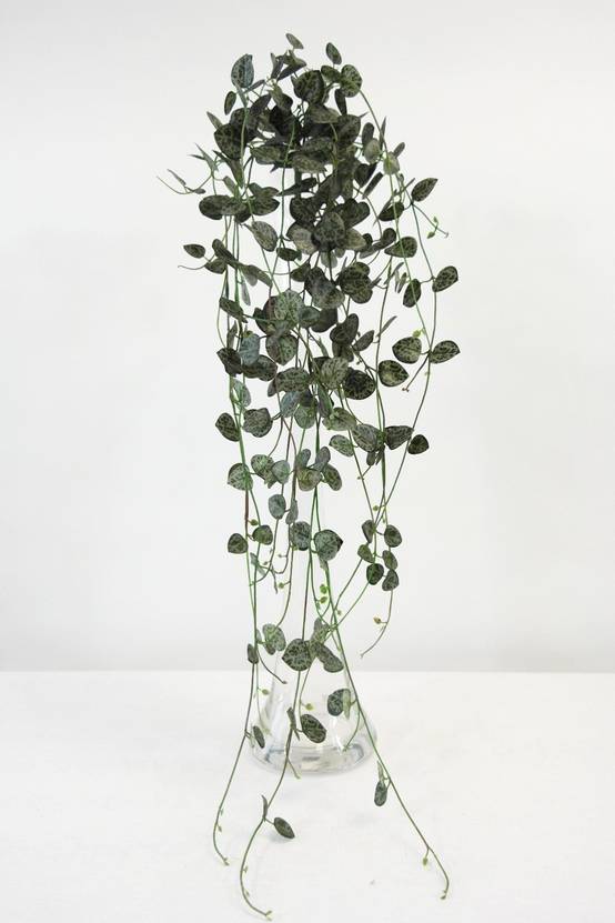 Chute capillaire gris vert artificielle 70 cm