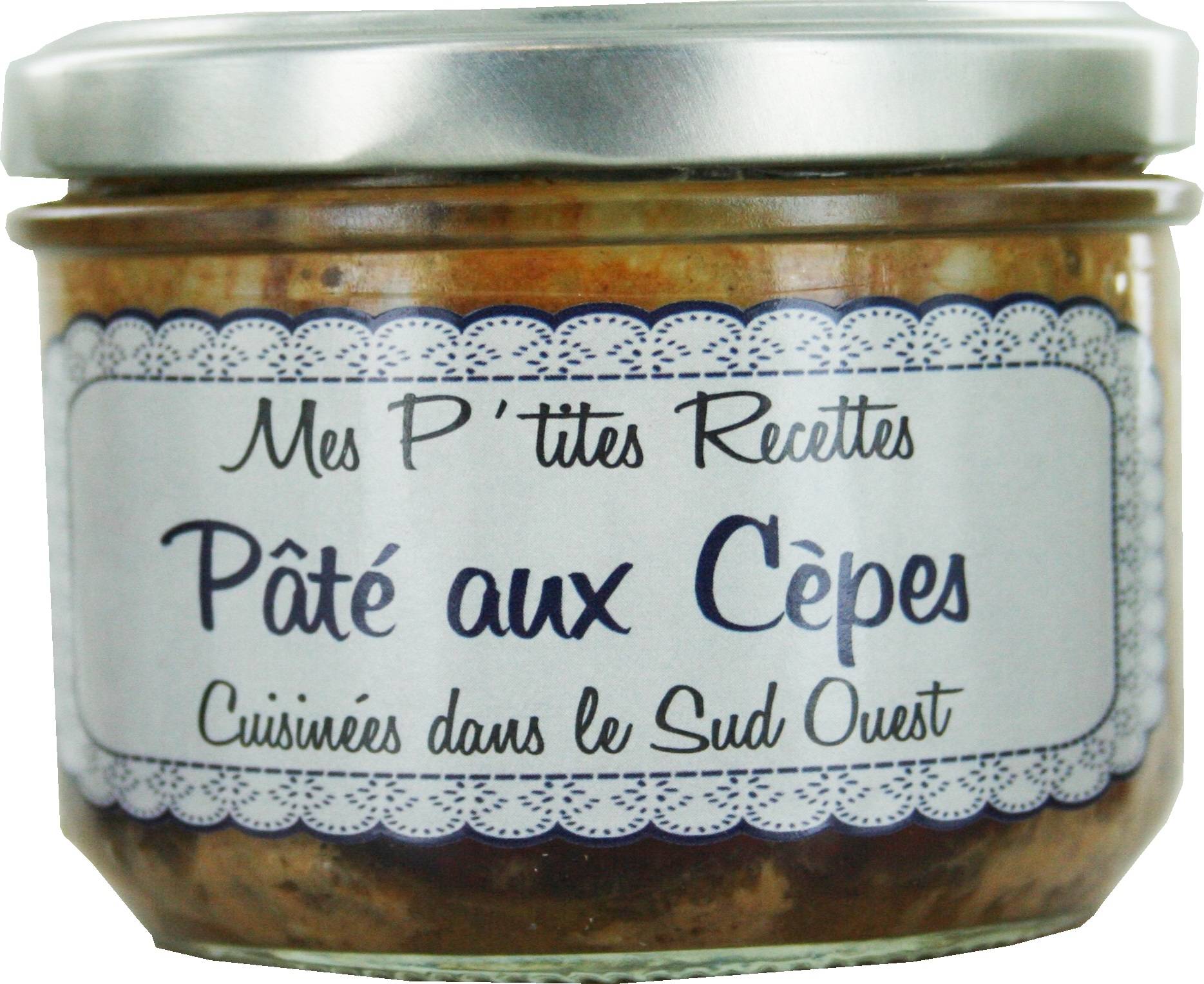Mes petites recettes - Pâté aux Cèpes 220g Mes P'tites Recettes - Image 1