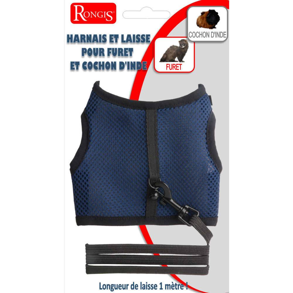Rongis - Harnais et laisse pour cochon d'Inde et furet - RONGIS - Imagen 3