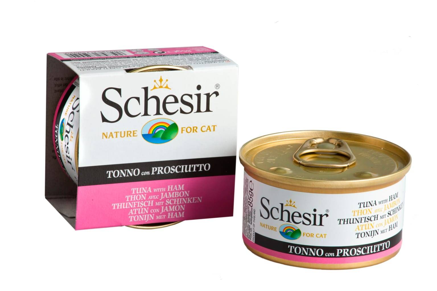 Schesir - Schesir Chat - Gelée Thon/Jambon 85g
