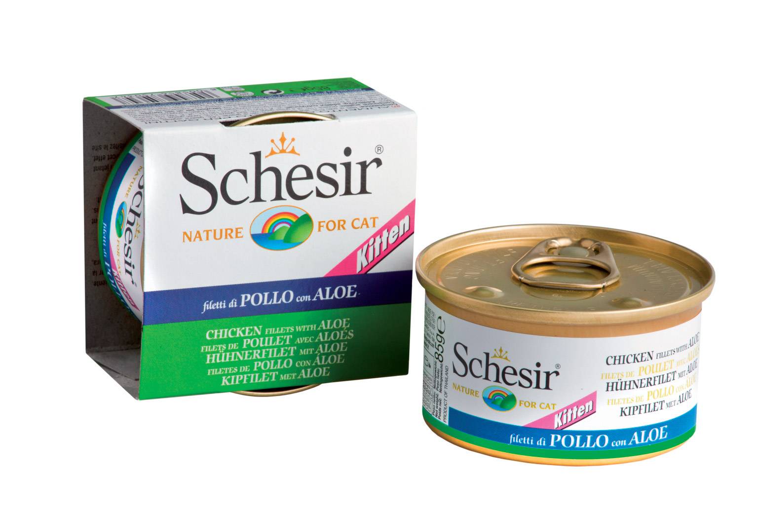 Schesir - Schesir Chaton - Gelée Poulet/Aloes 85g
