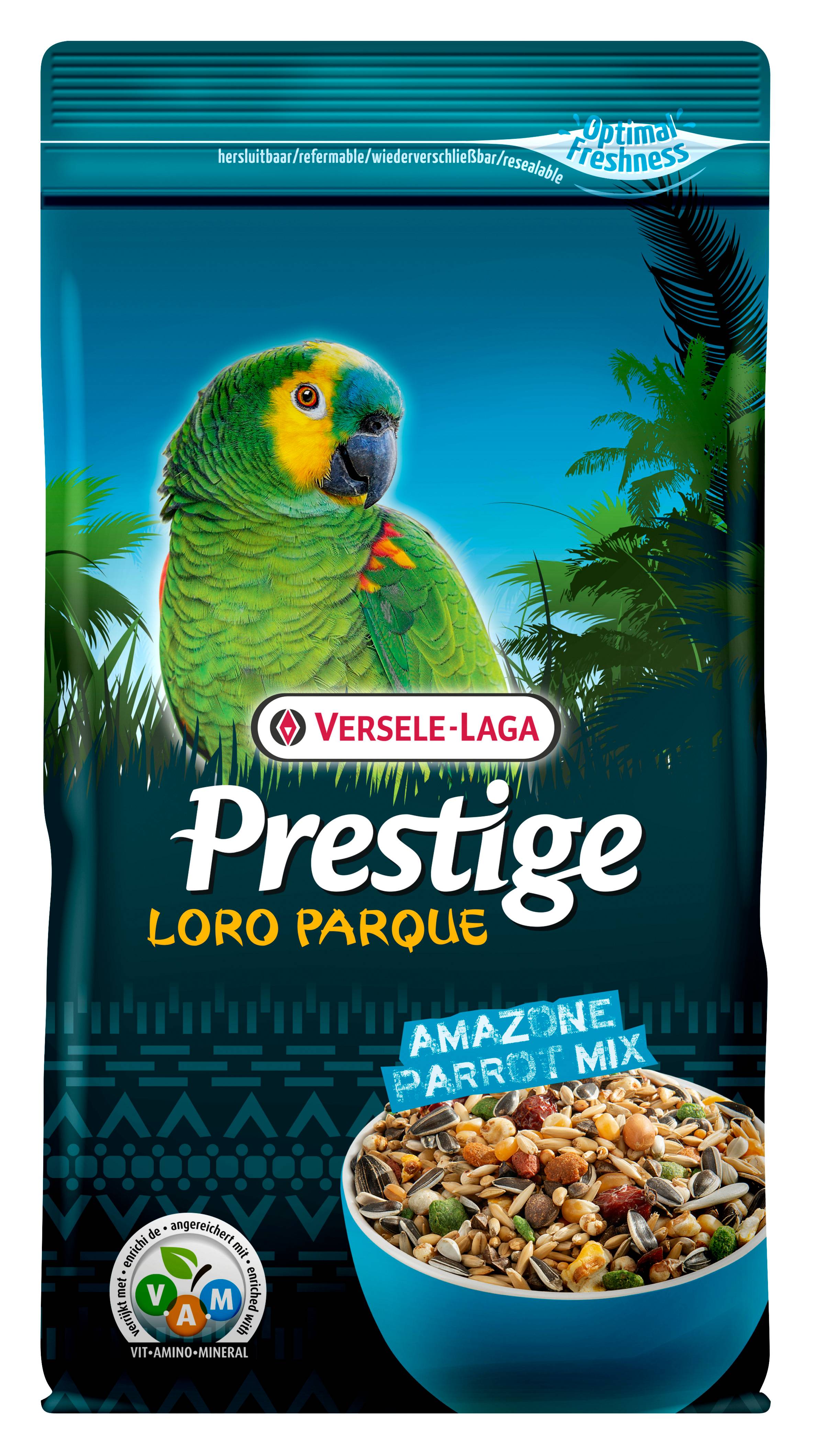 Mélange de graines et granulés Perroquets Amazone 1kg - PRESTIGELP