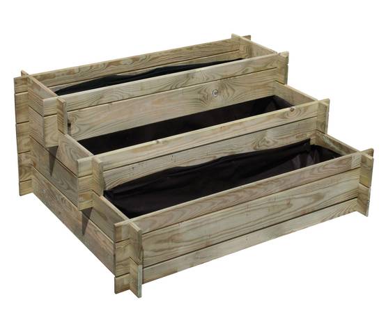 Forest Style - Forest Style - Carré potager Paquerette enfant L80 x l60 x H369cm - Image 1