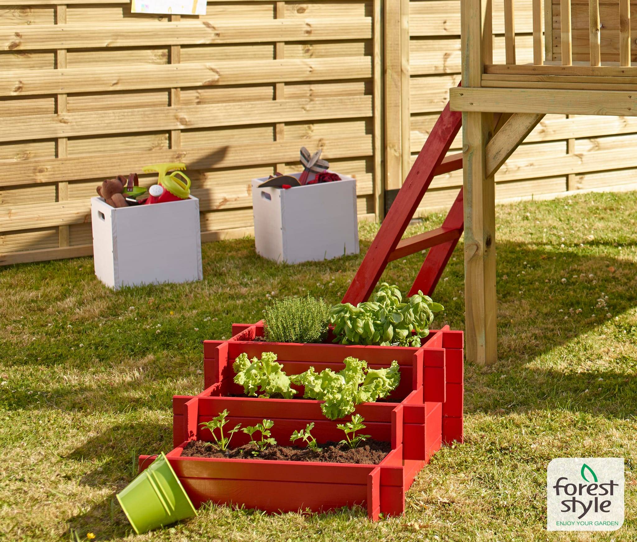 Forest Style - Forest Style - Jardín elevado Paquerette para niños L80 x l60 x H369cm - Imagen 2