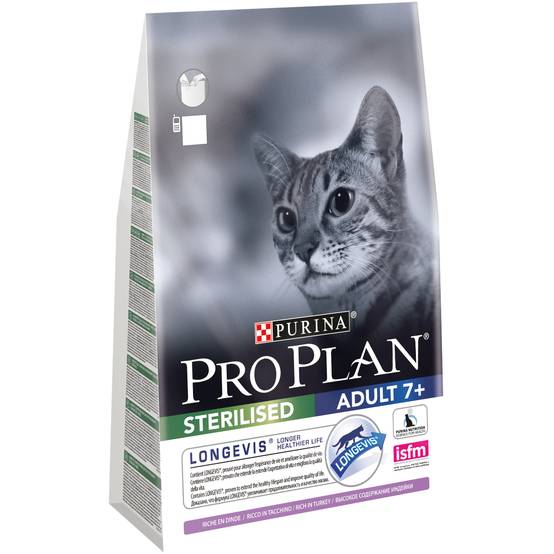 Purina Pro Plan - Croquettes chat Adulte 7+ Stérilisé Dinde3 kg - PRO PLAN - Image 2