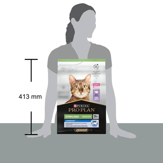 Purina Pro Plan - Croquettes chat Adulte 7+ Stérilisé Dinde3 kg - PRO PLAN - Image 13