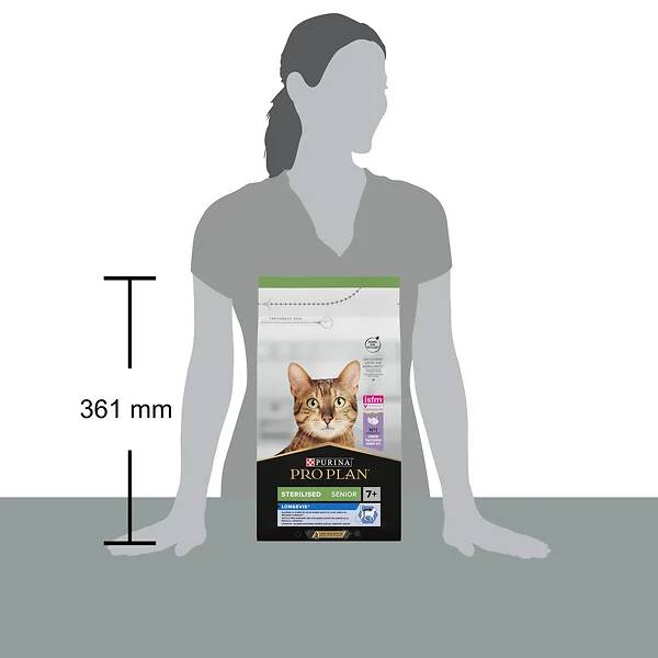 Purina Pro Plan - Croquettes chat Senior 7+ Stérilisé Dinde 1,5 kg - PRO PLAN - Image 5