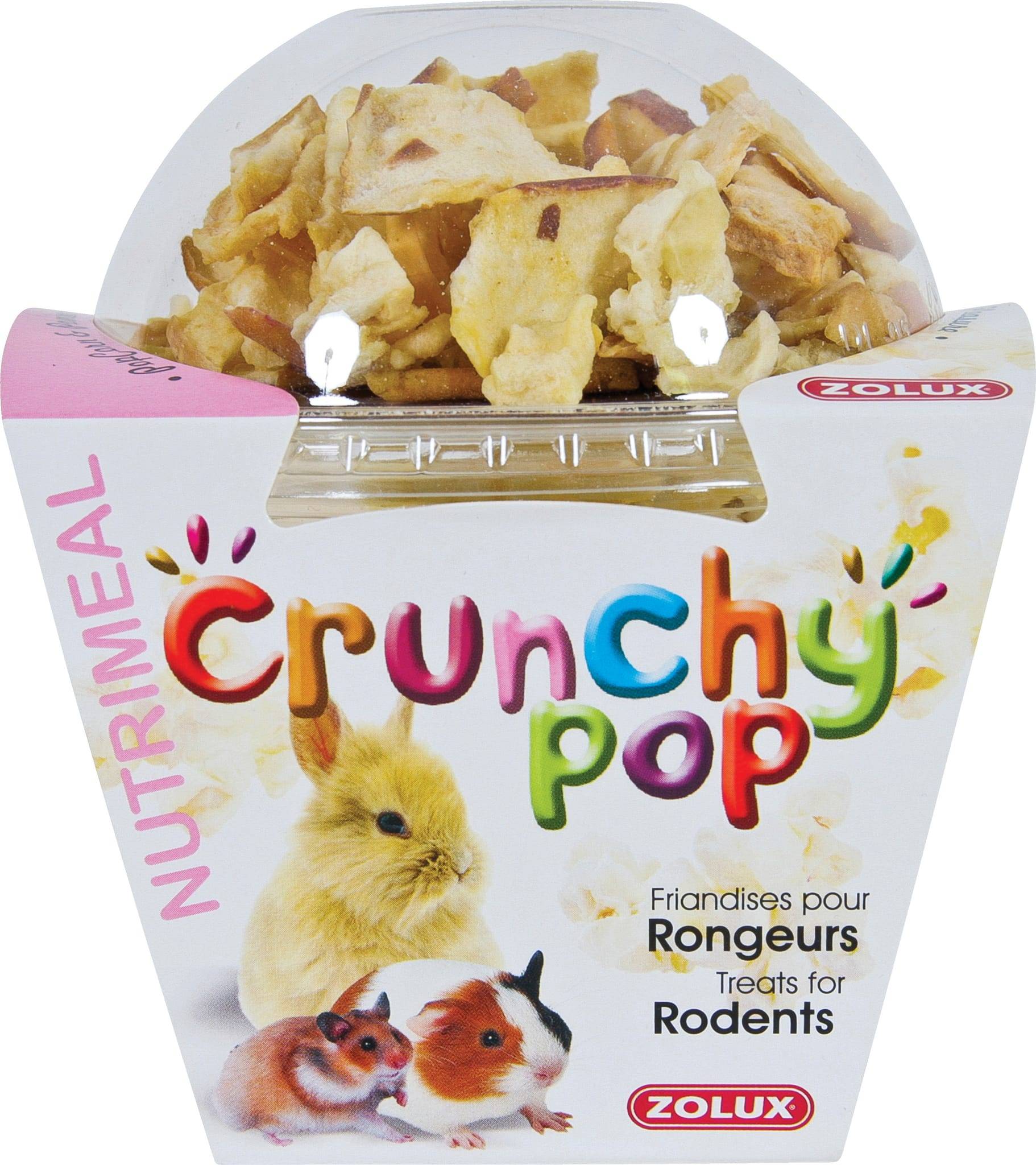 Zolux - Friandises Pop Corn Fruits Déshydratés Pomme - ZOLUX