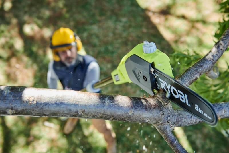 Ryobi - Elagueur sur perche sans fil 18V guide 20 cm - RYOBI - Image 4