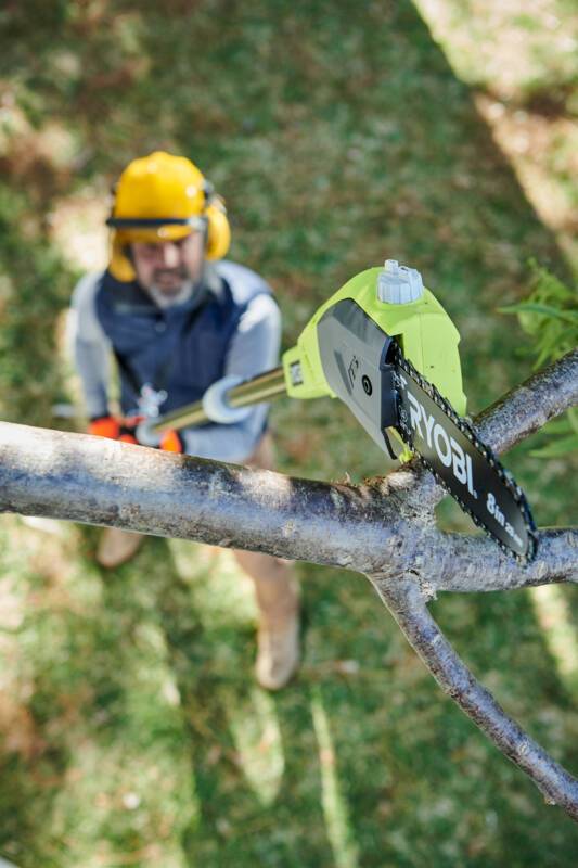 Ryobi - Elagueur sur perche sans fil 18V guide 20 cm - RYOBI - Image 6