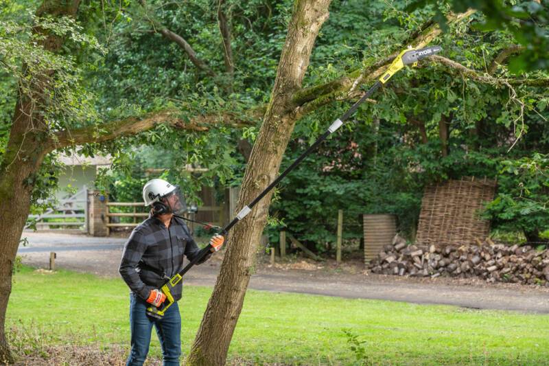 Ryobi - Elagueur sur perche sans fil 18V guide 20 cm - RYOBI - Image 7