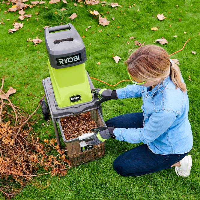 Ryobi - Broyeur de végétaux électrique 2500 W 45 mm RSH2545B - RYOBI - Imagen 7