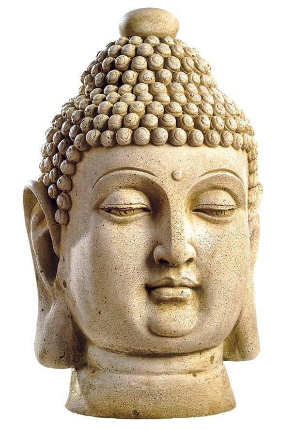W.Hairie-Grandon - Cabeza de Buda - L.22 x l.19 x H.42 cm