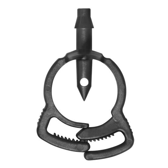 Jardibric - Collier de serrage auto perçantes noir Ø6 mm Ø13-16 mm Pack de 10 - JARDIBRIC - Image 1