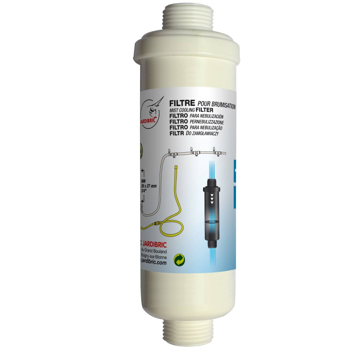 Jardibric - Jardibric - Filtro anti-calcáreo para nebulización macho Ø20 x 27 mm - Imagen 1